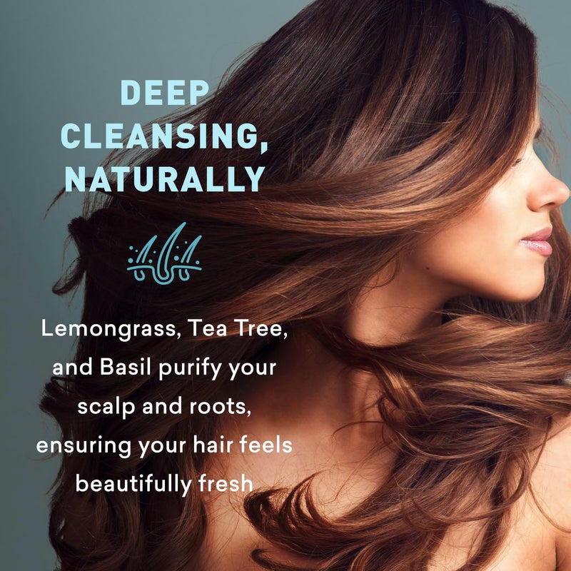 Just Nutritive Oily Hair Shampoo | Control Oily and Greasy Residue | Greasy Hair Shampoo for Men and Woman | Natural Deep Cleanser for all Hair Types 16 Fl Oz - Image 4