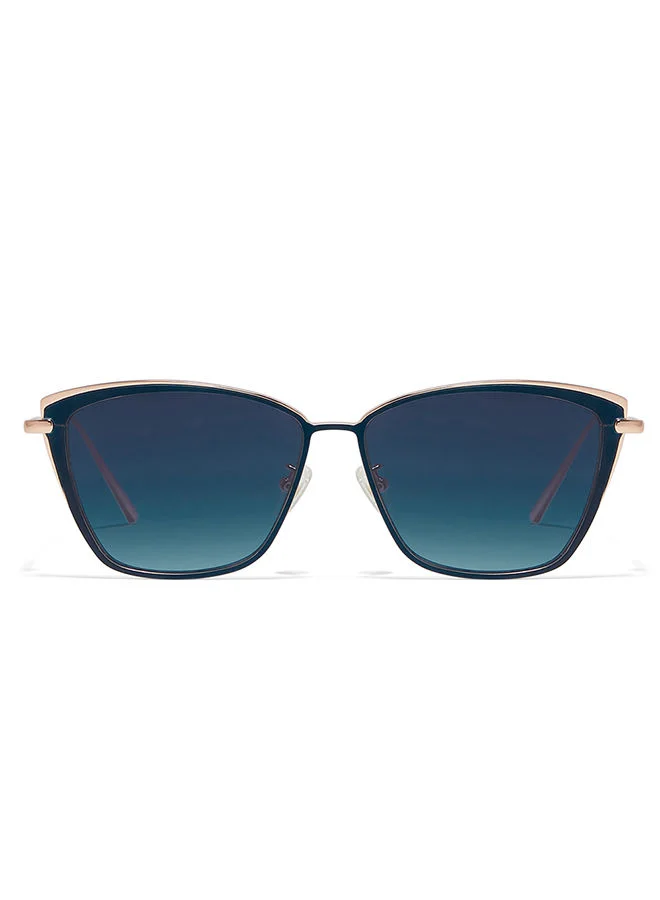 30Sundays 30Sundays SUPER CHIC,Women Sunglasses, Cat Eye Sunglasses, UV Protection: UV400 (Blue,Blue)