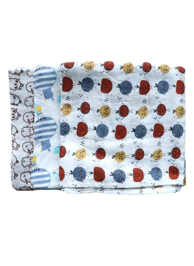 Organic Cotton Baby Muslin Swaddle (Multicolour, 100X100 Cm) - Pack Of 3 - pzsku/Z94FBE1FDFA262F9968EEZ/45/_/1735567049/1679a6c3-a9b0-4767-8030-a2e2301b1216