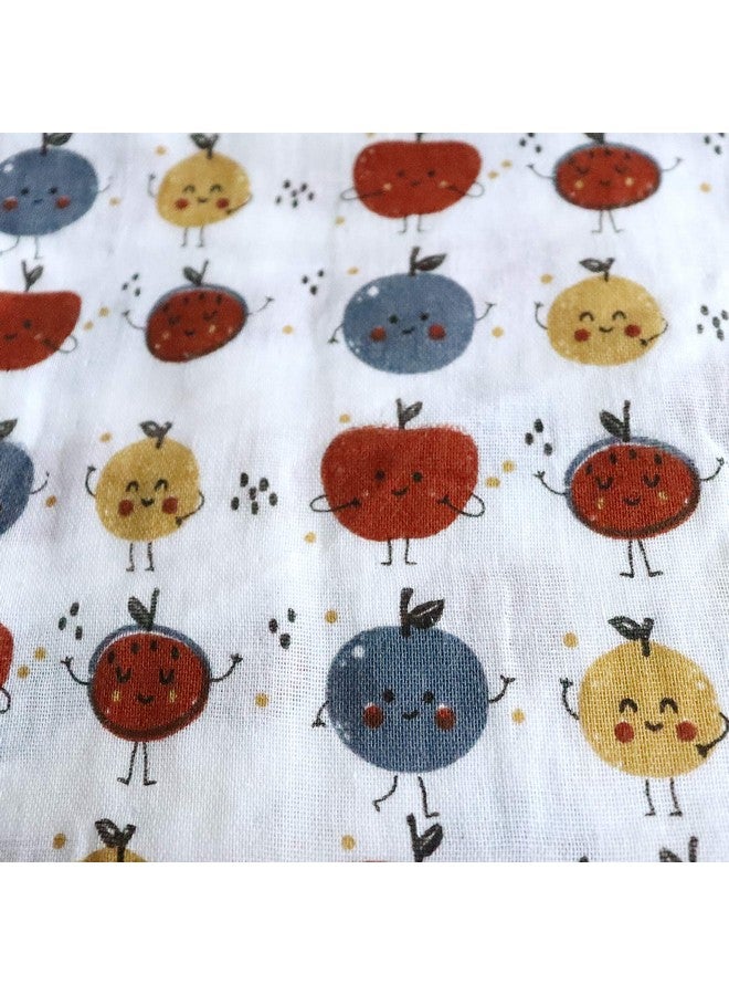 Dolphers Organic Cotton Baby Muslin Swaddle (Multicolour, 100X100 Cm) - Pack Of 3 - Image 3