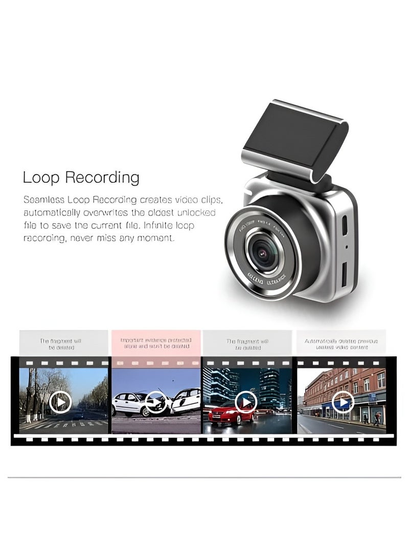 Dash Camera for Cars 1080 FHD, DVR Car Dash Cam with G Sensor Technology 200W Dash Cam Loop Recording Loop Recording, Motion Detection - Image 4