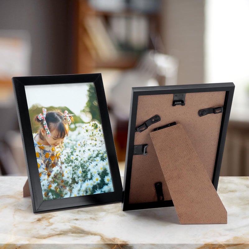 Hoikwo 18 Packs 4x6 Black Multi Picture Frames Set for Family Photos  Artwork  Light Weight Bulk 4 by 6 Frames Pack for Wall Hanging and Table  Stylish Picture Frames - Image 4