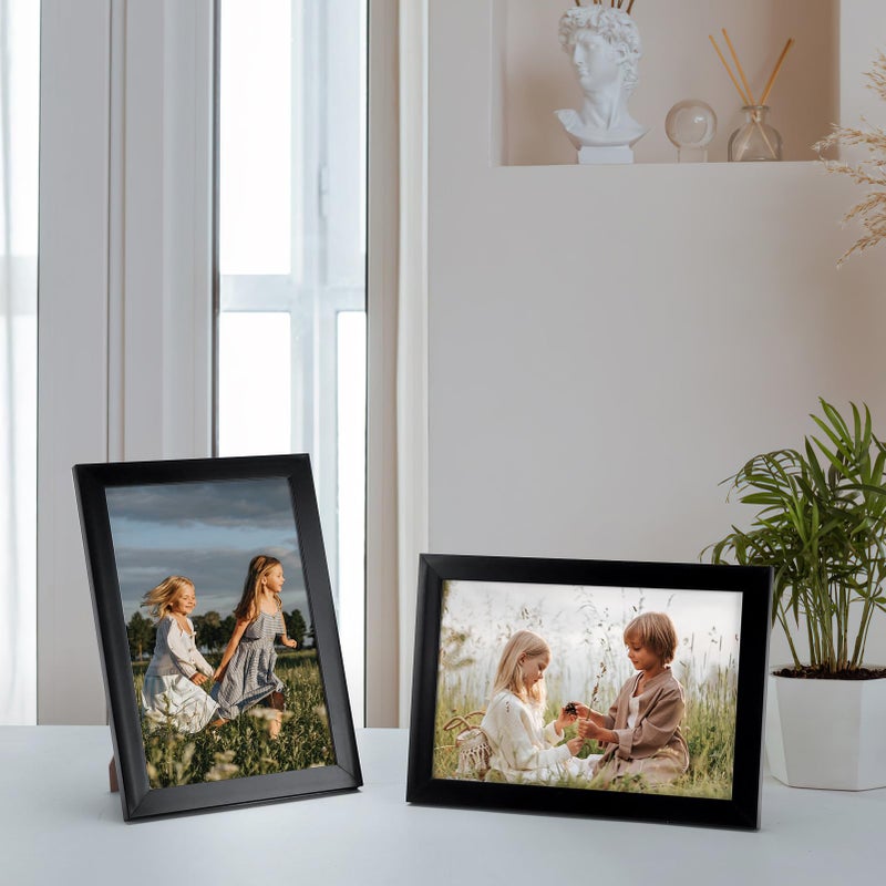 Hoikwo 18 Packs 4x6 Black Multi Picture Frames Set for Family Photos  Artwork  Light Weight Bulk 4 by 6 Frames Pack for Wall Hanging and Table  Stylish Picture Frames - Image 5