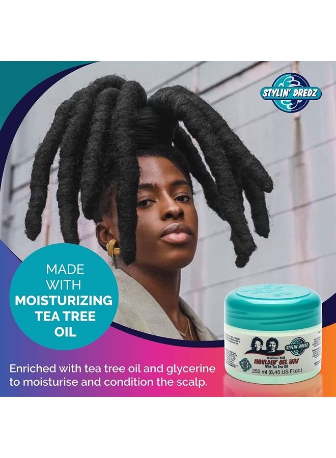 Stylin Dredz شمع جل مودلين من ستايلين دريدز - جل لوك ون تويست - شمع جل دريدلوك مع زيت شجرة الشاي - 250 مل - Image 5