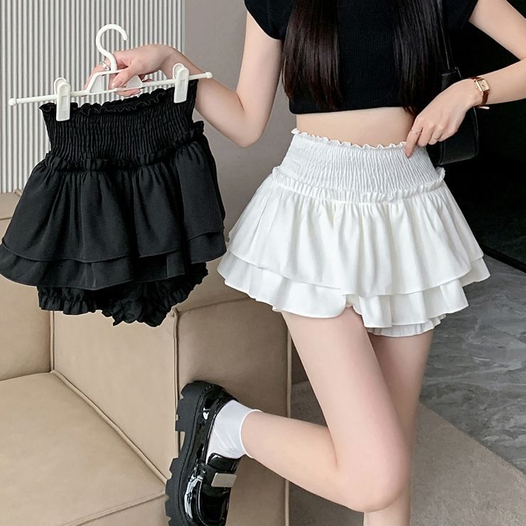 Spot Delivery Ballet Style Fluffy Cake Skirt Female Girl Petite A-Line Skirt Short Skirt - Image 2