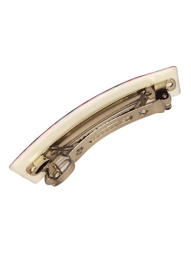 Nat Multicolor Printed Hair Backclips/Backpin For Women & Girls (4 Pcs) - Image 5