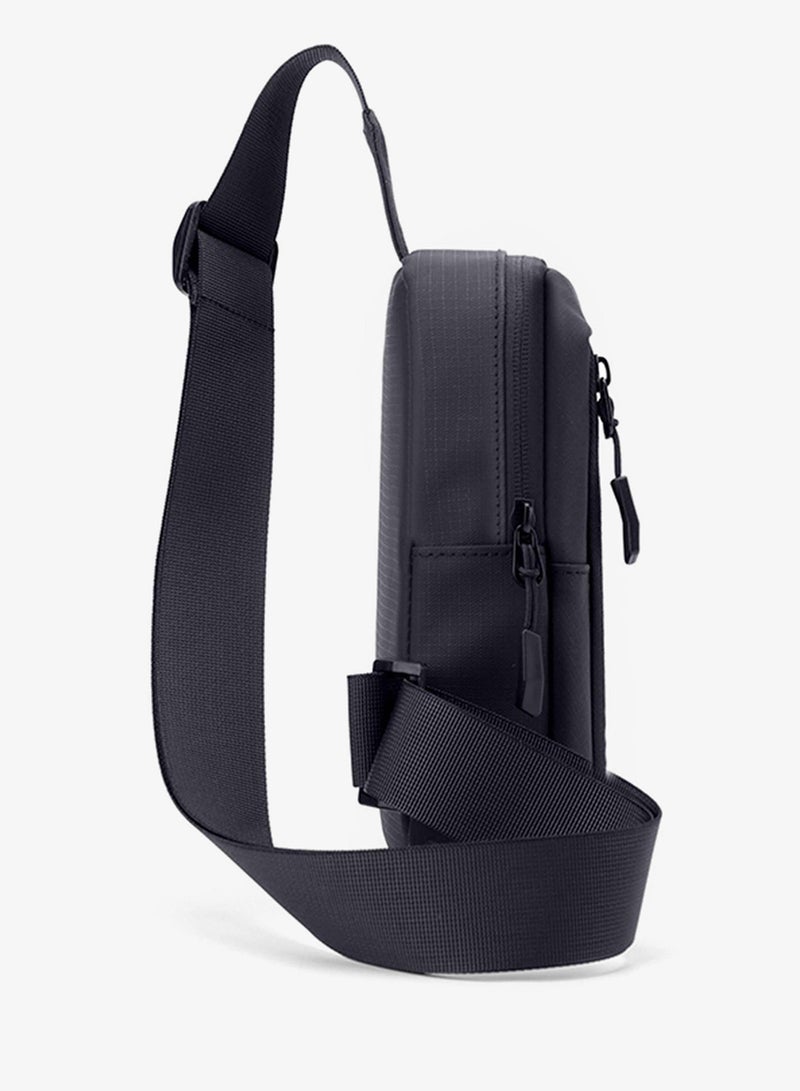 Hike Unisex Cross Body Chest Bag Synthetic Water-Resistant Scratch Resistant Small Shoulder Sling Bag for Business Travel Outdoor Shopping, HK9004-BLUE - Image 4