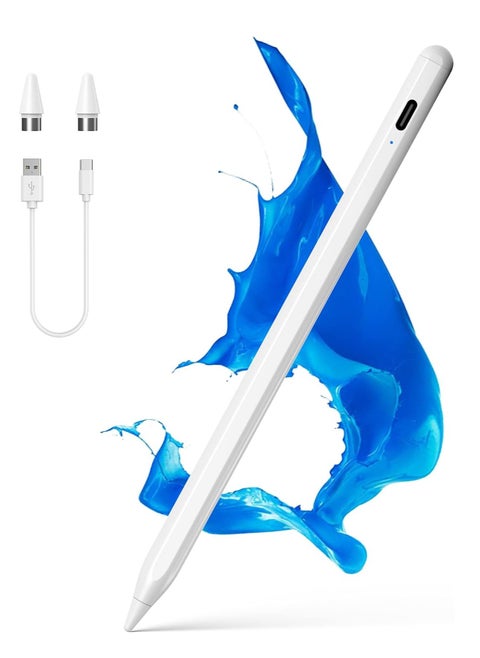 NTHJOYS Stylus Pens for Touch Screens, Active Stylus Pen for iOS/Android with Magnetic Design Fine Point Stylist Pencil Compatible with Apple iPad/Pro/Air/Mini/iPhone/Tablets Writing & Drawing