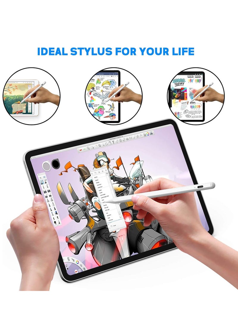 Generic - NTHJOYS Stylus Pens for Touch Screens, Active Stylus Pen for iOS/Android with Magnetic Design Fine Point Stylist Pencil Compatible with Apple iPad/Pro/Air/Mini/iPhone/Tablets Writing & Drawing - Image 1