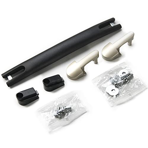Volein Suitcase Handle Replacement, Plastic Spare Strap Handle Grip Replacement Part Black for Luggage Case Repair (B005) - Image 3