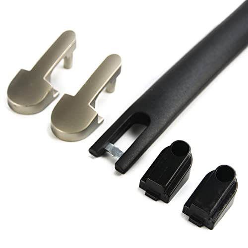 Volein Suitcase Handle Replacement, Plastic Spare Strap Handle Grip Replacement Part Black for Luggage Case Repair (B005) - Image 4