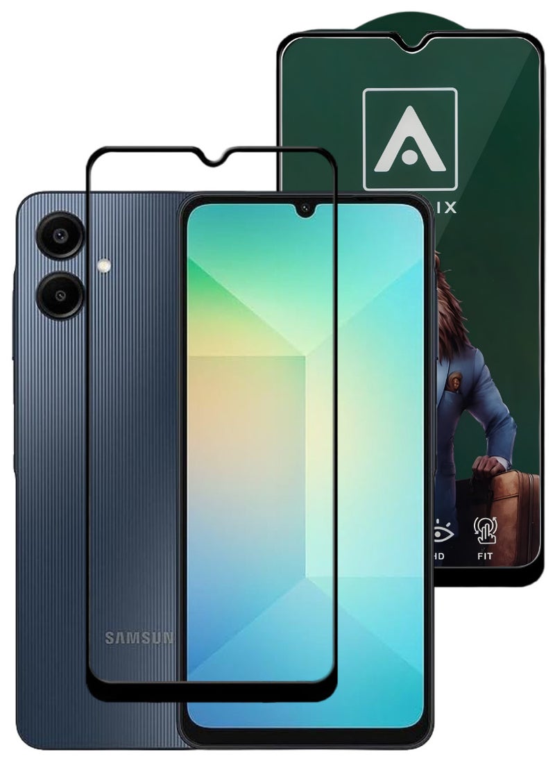 ACLIX Antistatic ESD Dustproof Premium Quality High Definition Tempered Glass Screen Protector Designed For Samsung Galaxy A06 - Image 1