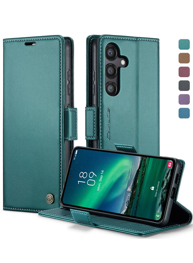 CaseMe For Samsung Galaxy A56 Cover, Soft PU Leather Shockproof Mobile Phone Wallet Case, Full Body Protective Flip Cover Magnetic Adsorption Back Cover  - Image 1