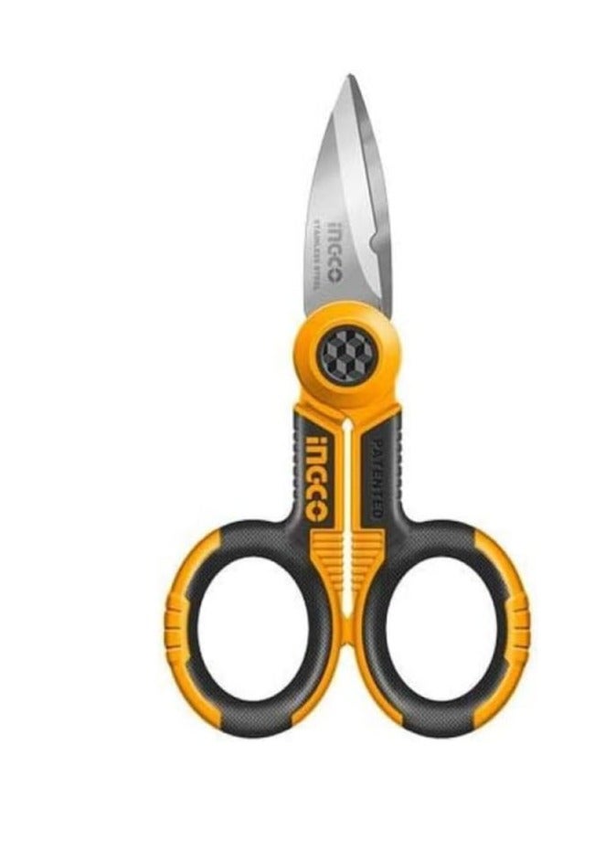 INGCO INGCO 5.5 Inch Electrician"s Scissors - HES02855 - Image 1