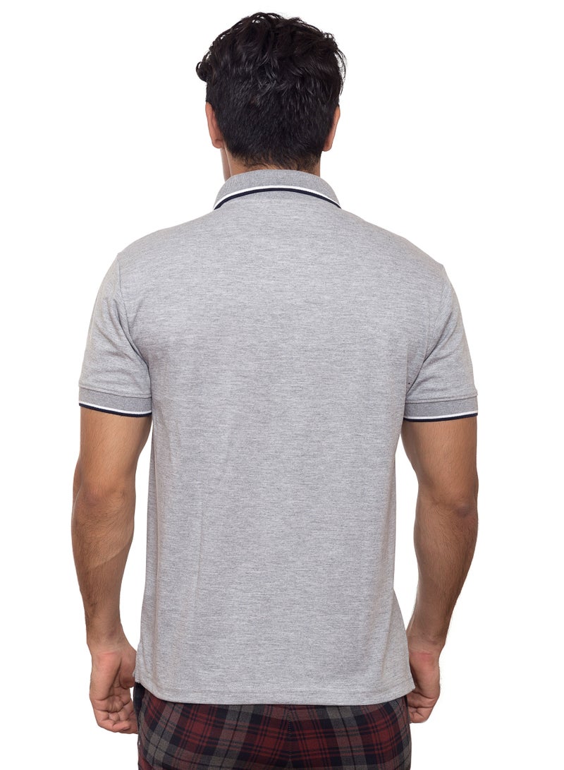 SANTHOME Men's Dry n Cool Polo Shirt for Office Gym Daily Use Comfort Wear  - Image 4