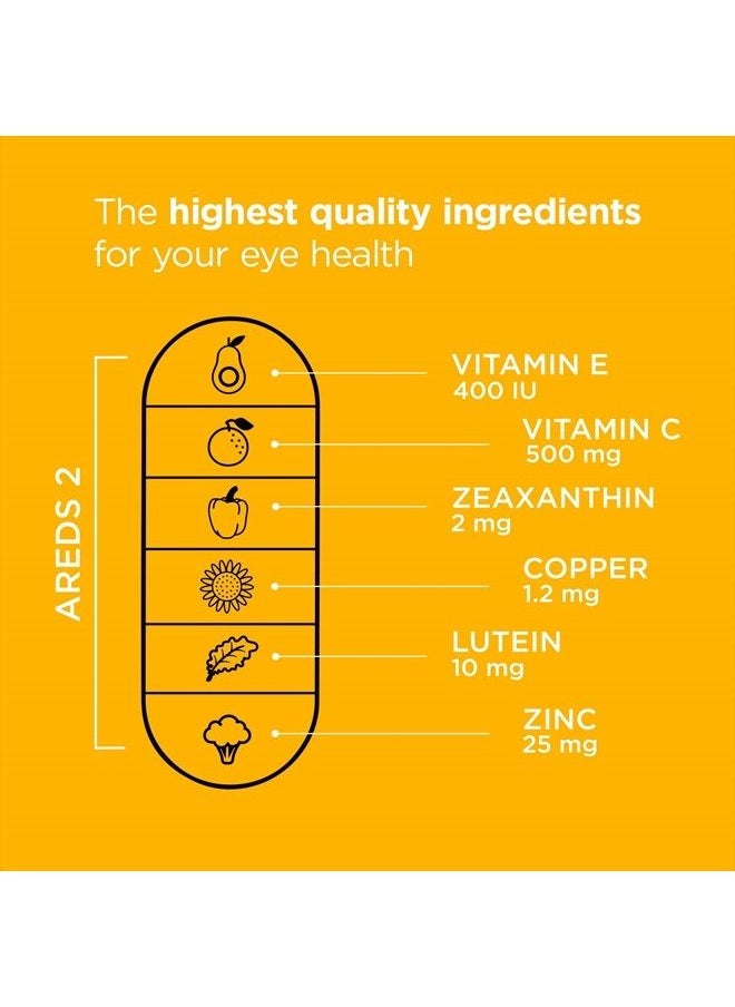 AREDS 2 Classic Macular Health Formula Softgels, Eye Health Vitamin for Vision Protection, Lower Zinc, Eye Vitamins, Macular Vitamins, Beta-Carotene Free, 60 Softgels - pzsku/Z94FC413EDF7475F507CCZ/45/_/1681618309/242bfc51-cdf7-4808-9c03-86345c76ea39