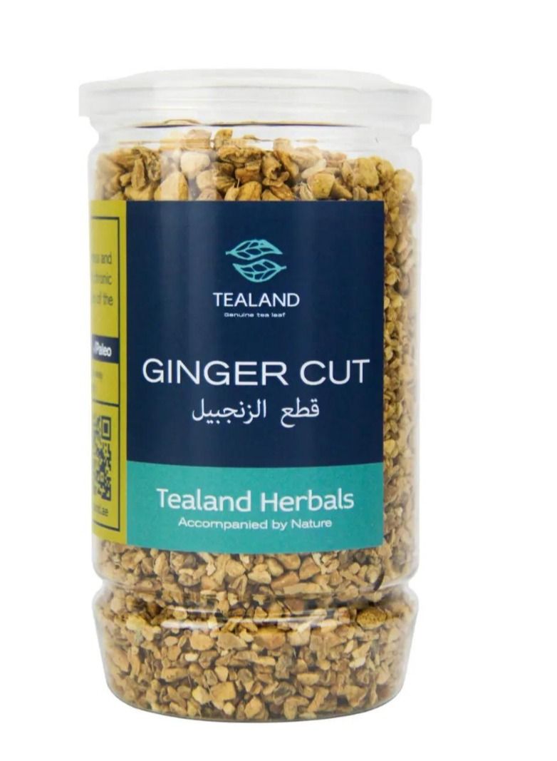 Tealand Herbal Ginger Cut Tea Antioxidant Rich Natural & Pure Taste 140g - Image 1