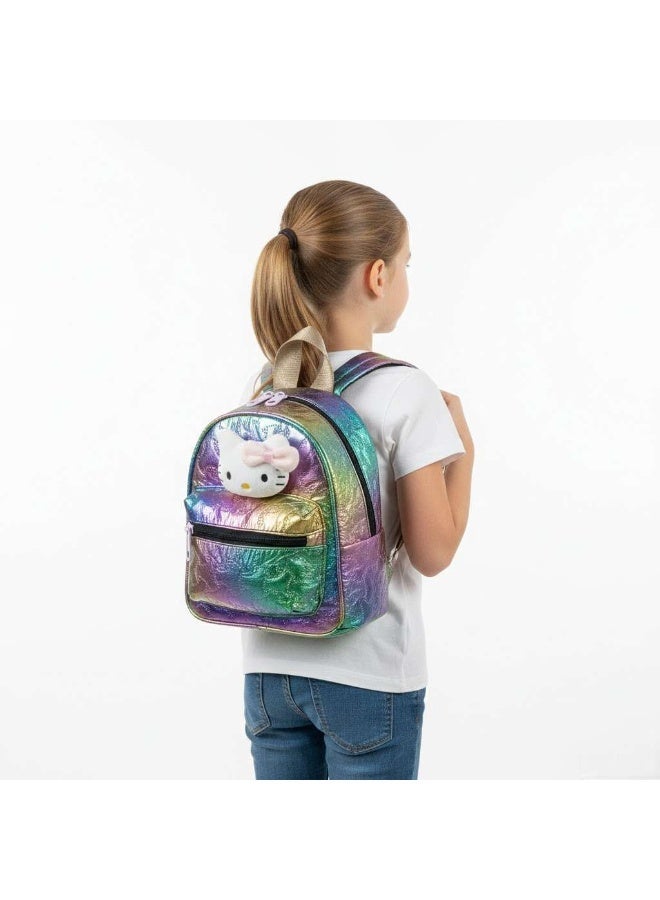 حقيبة ظهر صغيرة للأطفال من كاناز بتصميم أرنب لطيف | حقيبة مدرسية خفيفة الوزن من الجلد الصناعي للبنات | حقيبة نهارية صغيرة لرياض الأطفال والسفر، حقيبة تيدي B3496 (لون مختلط) - Image 2