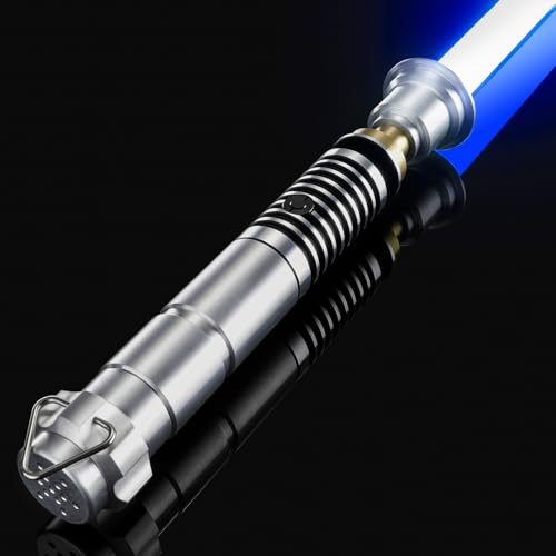 CVCBSER Upgrade App Control Metal Dueling LK Lightsaber Motion Control 34 Sets Sound Effects 12 Light Effects and 16 Colors Change Smooth Swing Light Sabers for Adults - Image 1