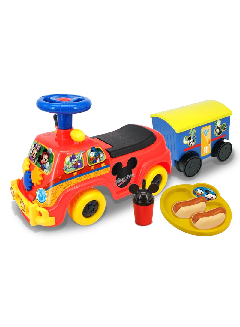 Kiddieland Lights 'N' Sounds Mickey's Camper with Trailer - Image 1