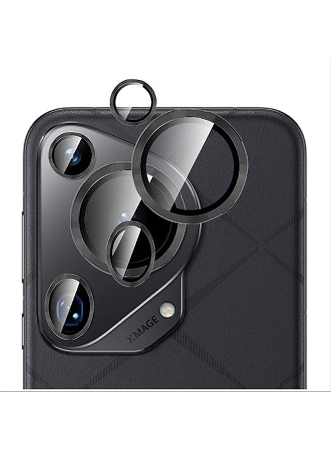 عام 【حماية كاملة】 واقي عدسة الكاميرا متوافق مع هواوي بيورا 70 ألترا، 【حماية مزدوجة】 معدن + زجاج مقسّى، واقي للكاميرا - Image 1