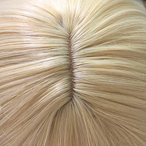 ColorGround Blonde Cosplay Wig and 2 Detachable Buns with Clips - Image 3
