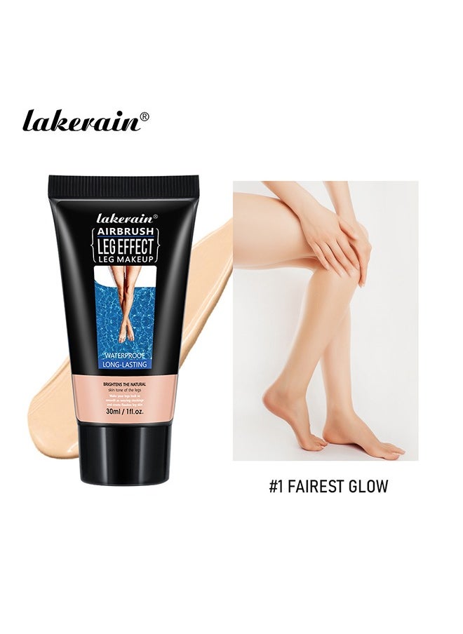 lakerain - Leg Makeup- Waterproof No Transfer, Leg Vein Cover up Makeup for Varicose Veins Waterproof Black Skin, Leg and Body Scar Cover up Makeup for Tattoo Cover Up #01 - Image 1