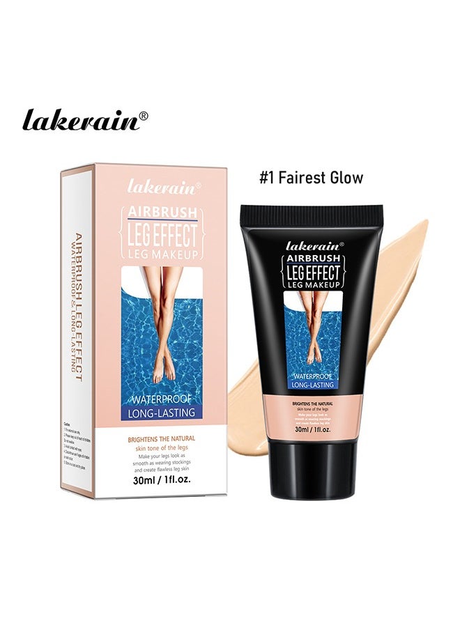 lakerain - Leg Makeup- Waterproof No Transfer, Leg Vein Cover up Makeup for Varicose Veins Waterproof Black Skin, Leg and Body Scar Cover up Makeup for Tattoo Cover Up #01 - Image 1