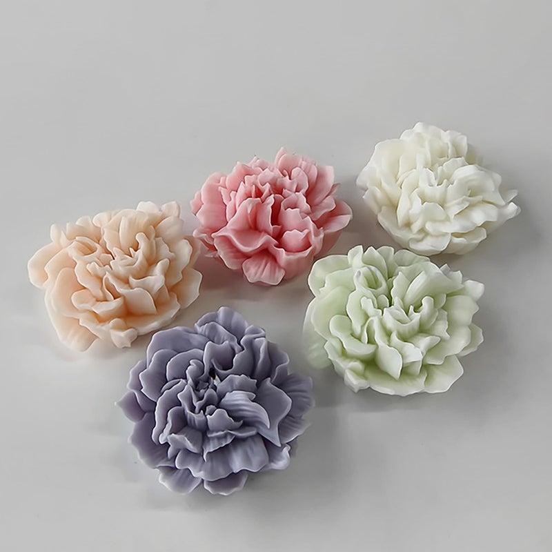 ESEDAGE Flower Molds Flower Peony Resin Mold - Resin Casting Silicone Molds for Home Decor & Candle Making Wave Spiral Mold - Image 2