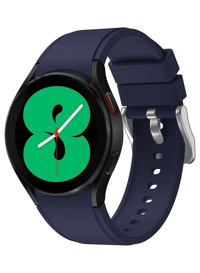 NIBEMINENT Silicone Replacement Strap Watchband For Samsung Galaxy Watch4 Classic 46mm Blue - Image 4