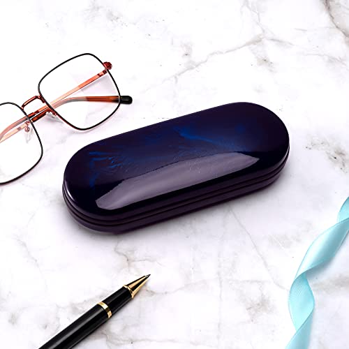 Vemiss Hard Shell Eyeglass Cases, Lightweight Portable Glasses Case for Women Men (A-Blue Purple) - Image 5