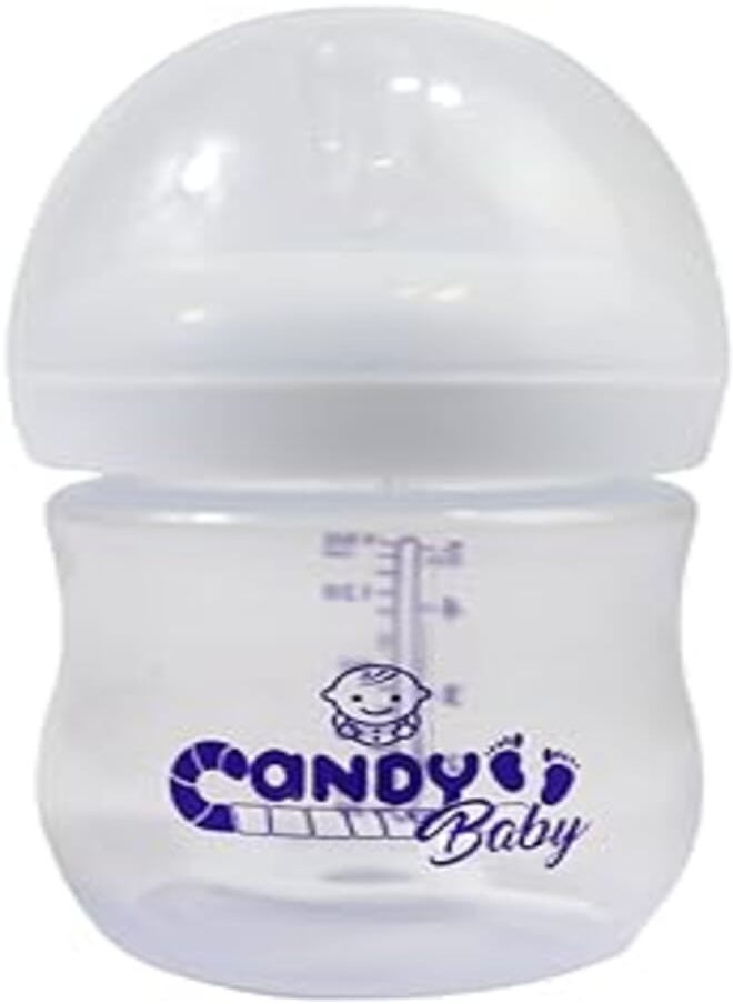 Candy Baby - Candy Baby Feeding Bottle BPA Free For Unisex-White-150ml - Image 1