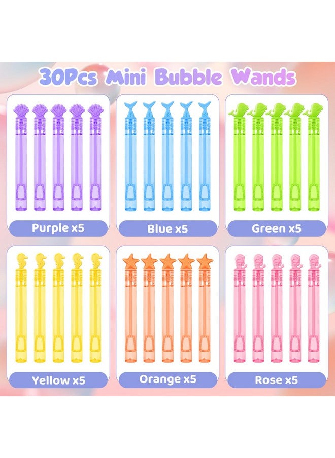 30Pcs Sea Bubbles Wand For Kids, 6 Styles Mini Pastel Bubble Wand For Mermaid Bubble Party Favors Under The Sea Themed Birthday Treats Classroom Prizes Gifts For Boy Girl Summer Outdoor Toys - pzsku/Z94FCF152229BE294DAA3Z/45/_/1732773975/4cdef655-0bff-44de-b1ba-0c2a99bb9986