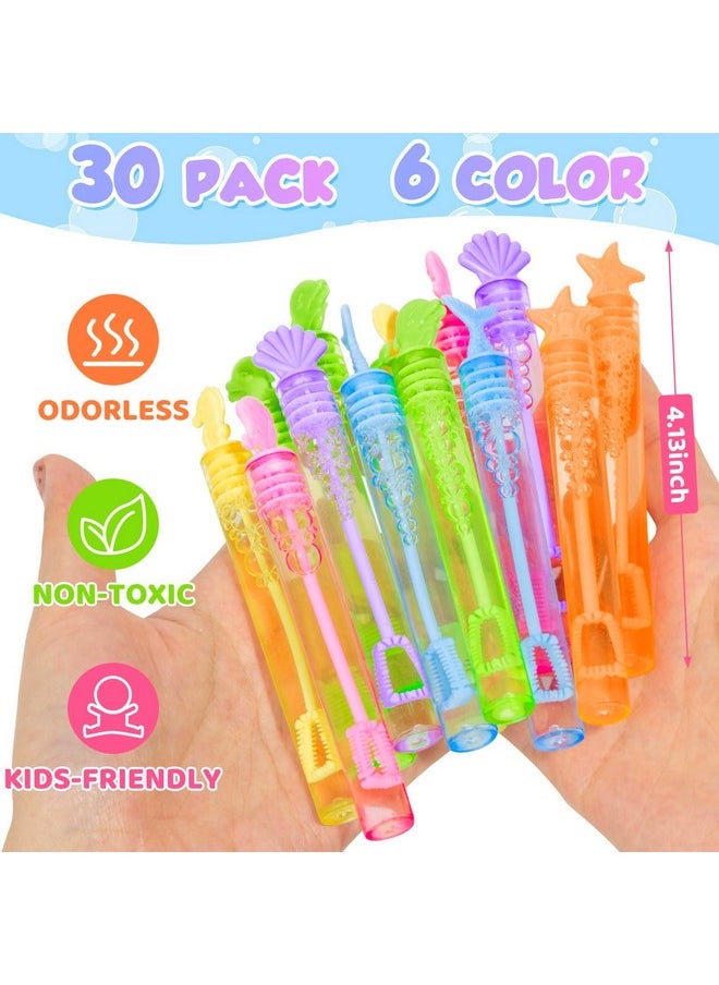 30Pcs Sea Bubbles Wand For Kids, 6 Styles Mini Pastel Bubble Wand For Mermaid Bubble Party Favors Under The Sea Themed Birthday Treats Classroom Prizes Gifts For Boy Girl Summer Outdoor Toys - pzsku/Z94FCF152229BE294DAA3Z/45/_/1732773978/78dda5da-ba04-42d5-b85c-3912ea7a46f8