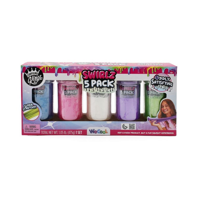 Compound Kings Swirlz Slime 5-Pack (475 g) - Image 1