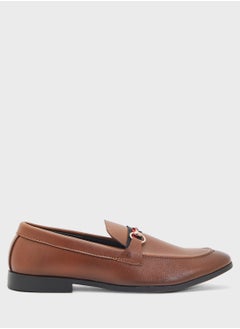 Robert Wood Webbing Detail Formal Loafer Slip Ons  - Image 1