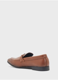 Robert Wood Webbing Detail Formal Loafer Slip Ons  - Image 2