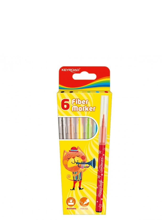 Keyroad Flowmaster colors, 6 washable colors