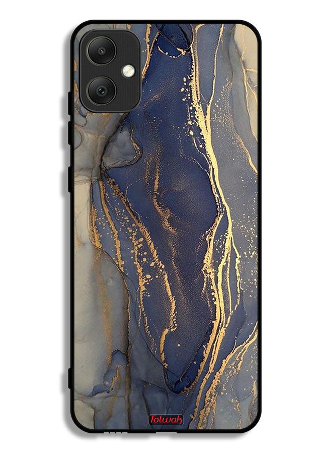 Tolwak Samsung Galaxy A05 Protective Case Cover Gliter Marble Pattern - Image 1