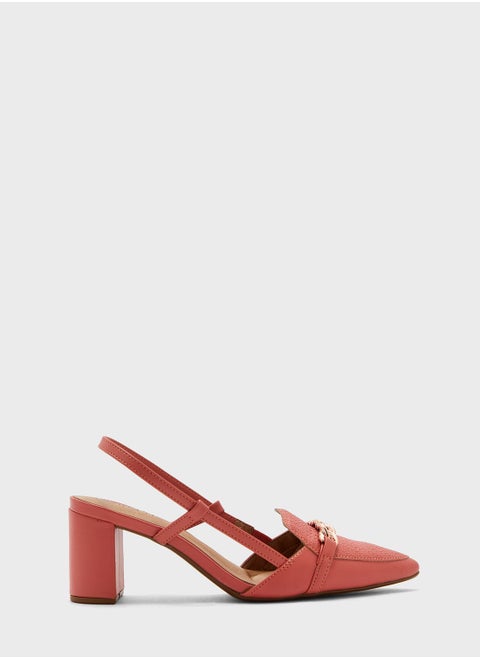 Aubree Pointed Toe Ankle Strap High Heel Pumps