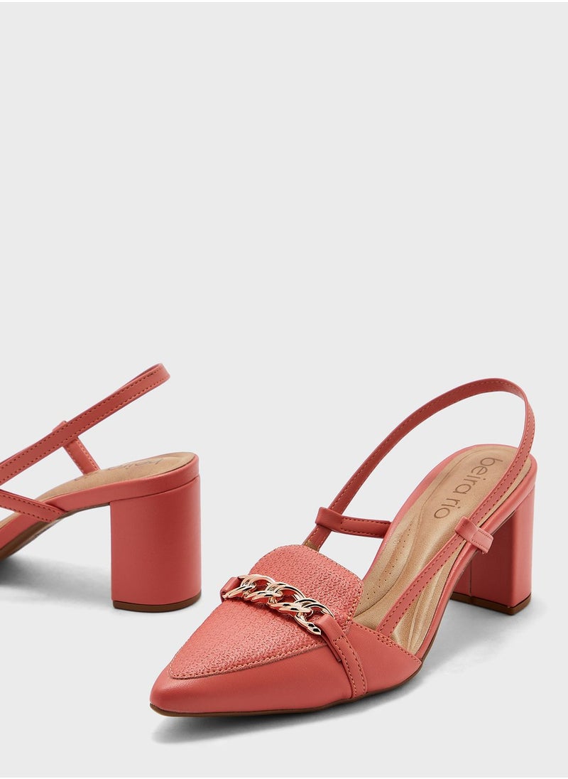 Aubree Pointed Toe Ankle Strap High Heel Pumps