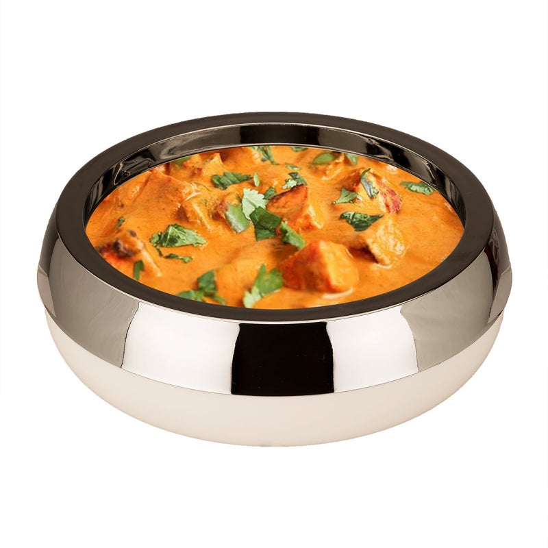 JAYPEE JAYPEE Palazio 1200 Ultra Inner Stainless Steel Casserole Pu Insulated Lockable Lid Food Grade Rustproof Hotbox for Kitchen Hot Pot for Rice Stackable Ideal for Gifting Capacity 1150 ml White  - Image 2
