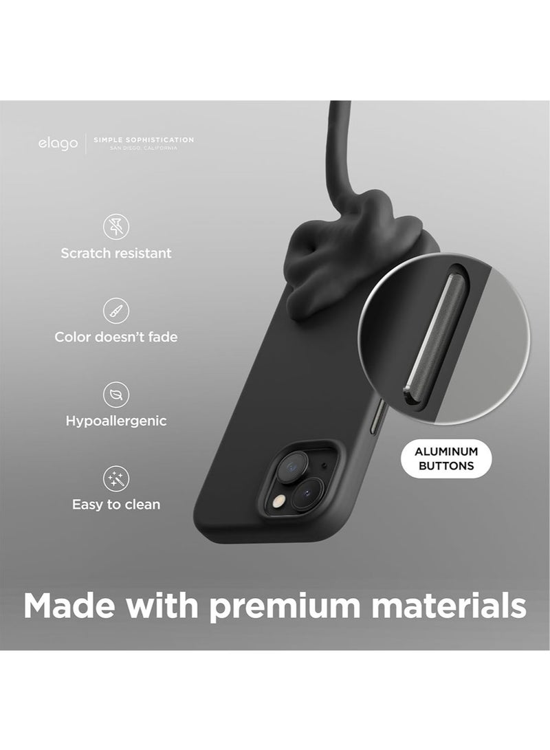 Elago Magnetic Liquid Silicone for  iPhone 15 Case Cover with MagSafe Shockproof - Black - Image 5