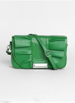 Haute Sauce Women's The Ruched Sling Bag - Shamrock Green  - Image 4