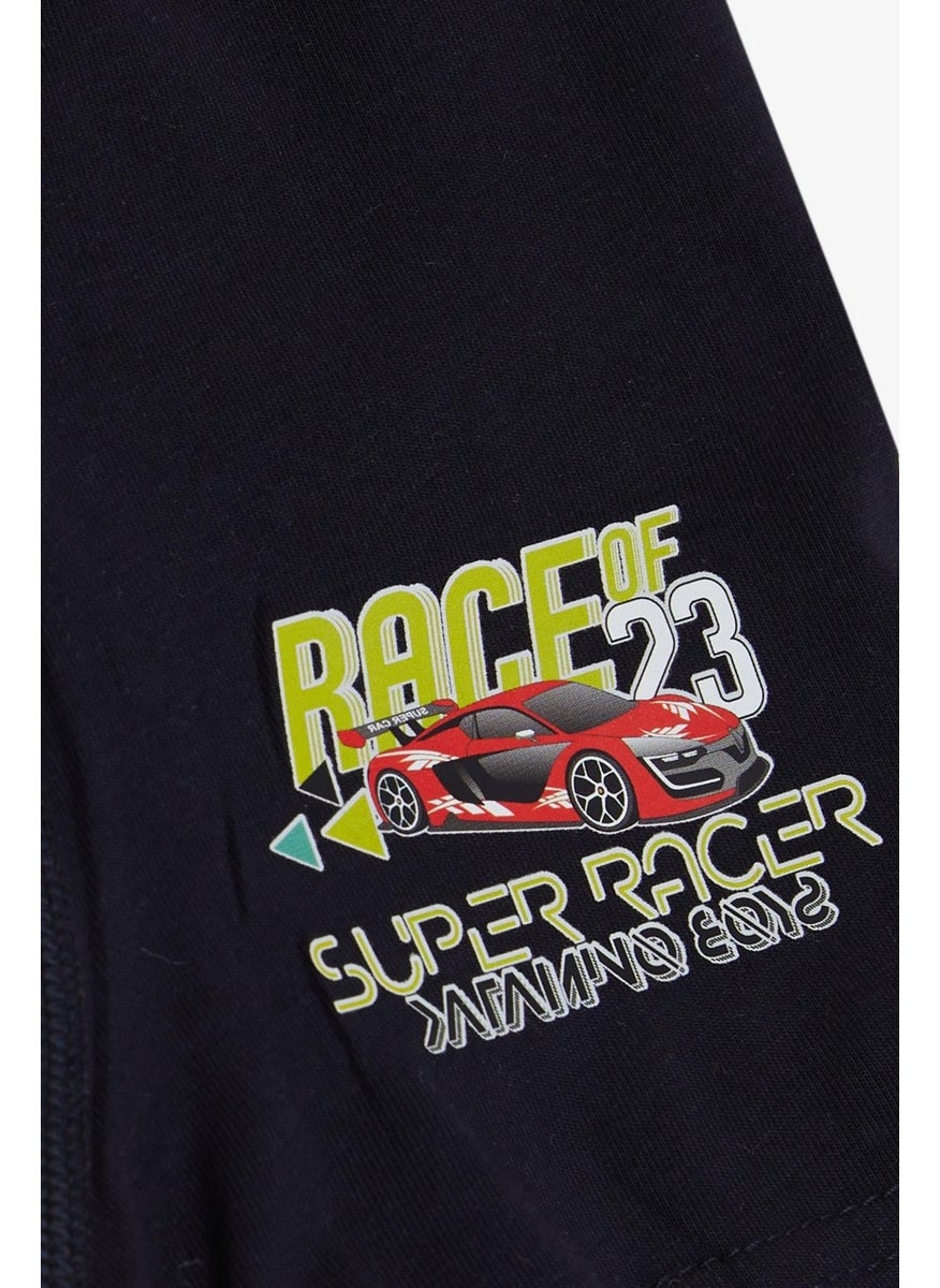 Katamino Boy's Boxer Car Racing Printed 7-10 Years, Navy Blue  - Image 2