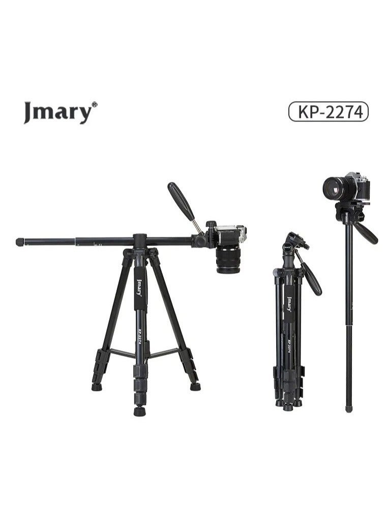 Jmary Jmary KP-2274 CameraAluminium Tripod with 4 Sections Professional Detachable Monopod Tripod with 360 Degree Head Quick Release Plate - Image 5