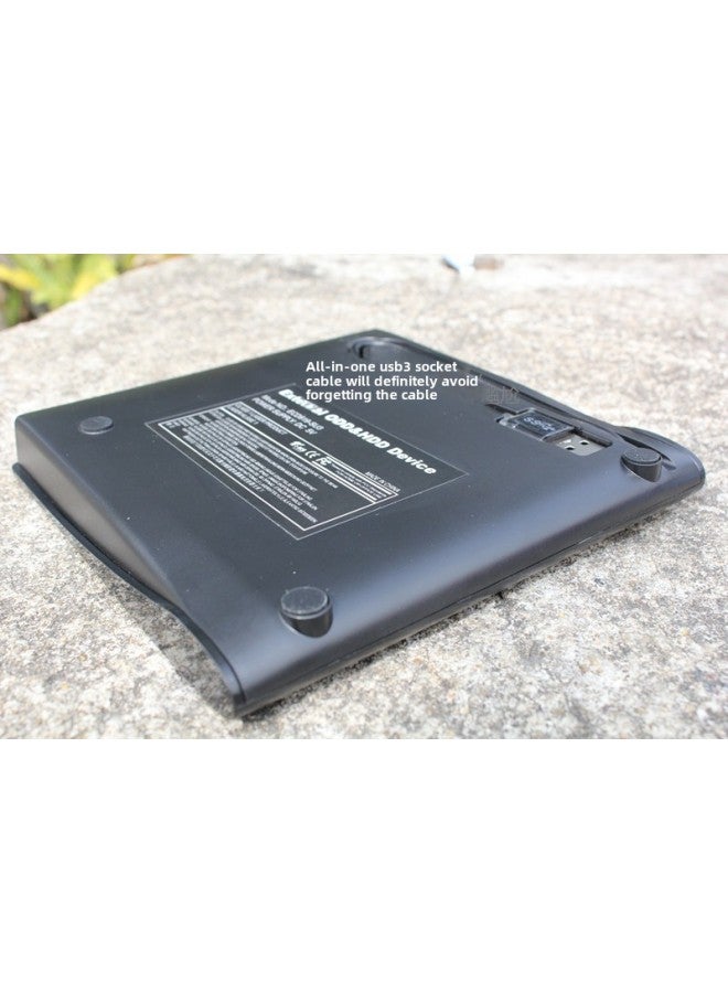 محرك أقراص بلو راي خارجي بمنفذ USB 3.0 مصقول، محرك أقراص DVD خارجي، محرك أقراص بلو راي خارجي، محرك أقراص DVD - اللون: أسود - Image 4