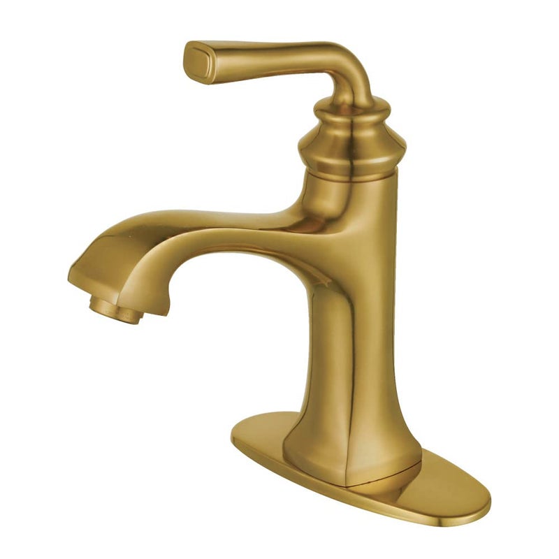 Kingston Brass LS4423RXL Restoration Bathroom Faucet Brushed Brass 588 x 513 x 869 - Image 2