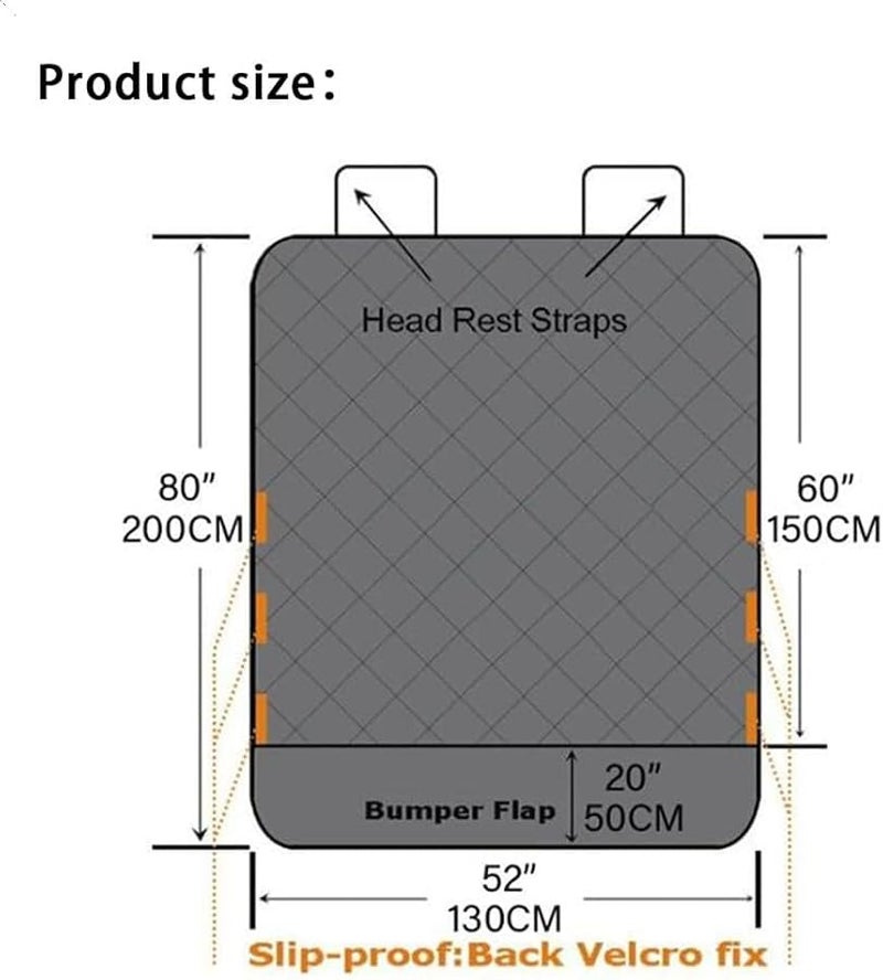 Mitsubishi Pajero Montero Shogun SUV Pet Cargo Liner Durable Waterproof Dog Trunk Cover - Image 3