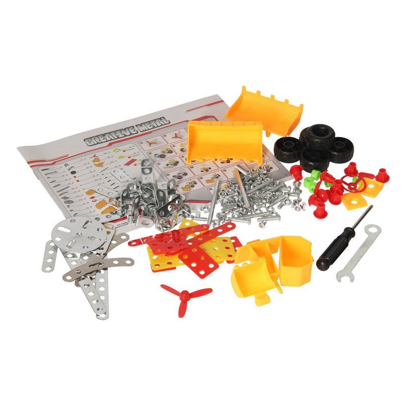 Creative Metal Construction Set Metal 20in1 Vehicles 166 Pieces - 592-53 - Image 2